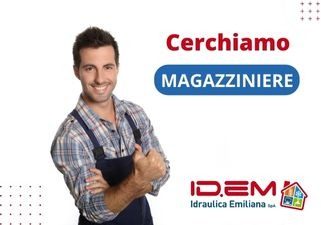 NUOVA OPPORTUNITÀ LAVORATIVA: MAGAZZINIERE